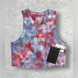 NWT RawGear Women’s Pump Print Crop Tie Dye Tank Top